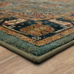 Spice Market Deir Aquamarine Rug - 12' x 15' Angle