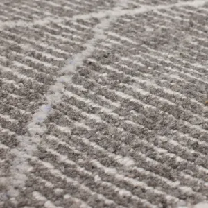 Tangier Deviation Taupe Rug - 9' x 12' Closeup