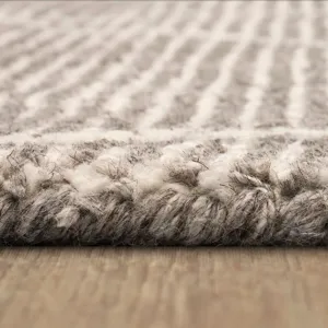 Tangier Deviation Taupe Rug - 9' x 12' Pile
