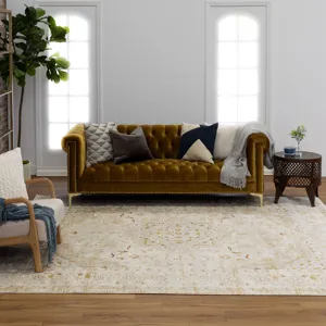 Windermere Edenhall Cream Rug - 7'10" x 10'3" Lifestyle