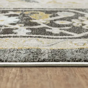 Windermere Edenhall Gray Rug - 2'6" x 10' Pile