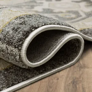 Windermere Edenhall Gray Rug - 2'6" x 10' Roll