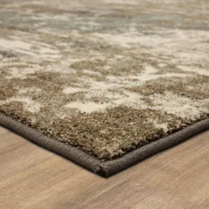 Artisan by Scott Living Frotage Willow Grey Rug - 5'3" x 7'10" Angle