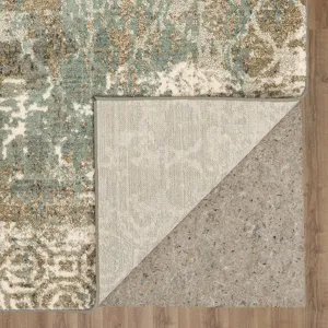 Artisan by Scott Living Frotage Willow Grey Rug - 5'3" x 7'10" Backing