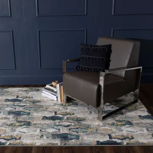 Soiree Gimlet Mallard Green Rug - 5'3" x 7'10" Lifestyle