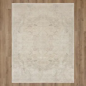 Surrey Hills Grinstead Flaxen Beige Rug - 9' x 12' Floor