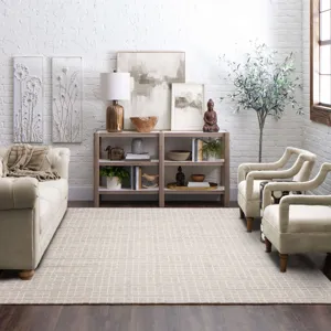 Forsyth Park Groveland Ivory Beige Rug - 8' x 10' Lifestyle