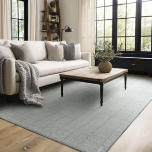 Harrington Blue Rug - 8' x 10' Lifestyle