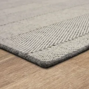 Harrington Grey Rug - 6' x 9' Angle