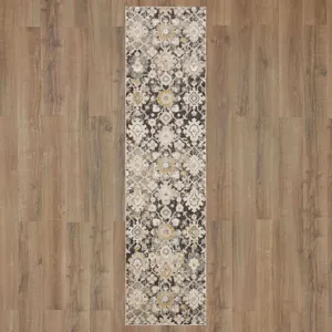 Windermere Ireby Gray Rug - 2'6" x 10' Floor
