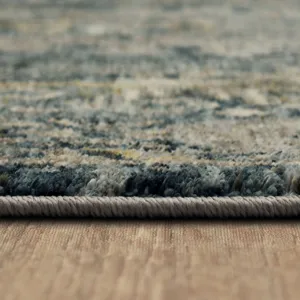 Marash Karamar Blue Rug - 7'10" x 10'3" Pile