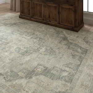 Adalia Kumra Dark Grey Rug - 7'10" x 10'3" Lifestyle