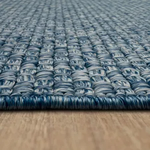 Lanai By Salt Life Blue Rug - 7'10" x 10' Pile