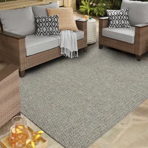 Lanai By Salt Life Grey Rug - 6'6" x 9' Lifestyle