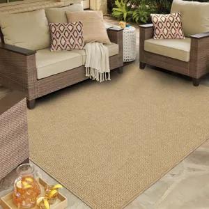 Lanai By Salt Life Tan Rug - 6'6" x 9' Lifestyle