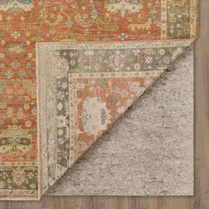 Sundar Mandir Rust Rug - 8' x 10' Backing