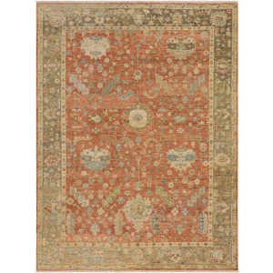 Sundar Mandir Rust Rug