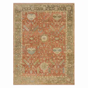 Sundar Mandir Rust Rug - 8\' x 10\'