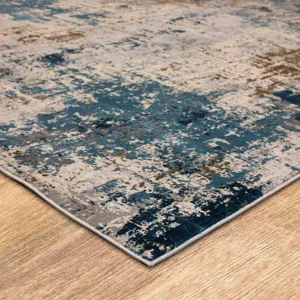 Tryst Marseille Blue Rug - 9' x 12' Angle