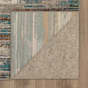Meraki Singularity Lapis Rug - 5' x 8' Backing