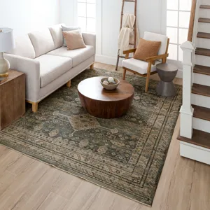 Echo Milo Grey Rug - 7'10" x 10'3" Lifestyle