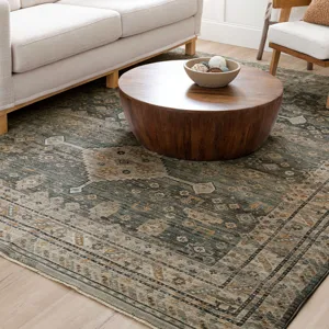 Echo Milo Grey Rug - 7'10" x 10'3" Lifestyle