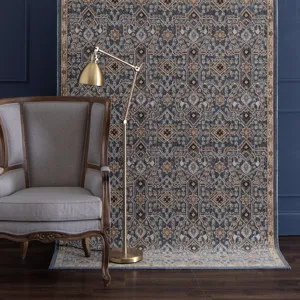 Relic Moche Denim Rug - 5'3" x 7'10" Lifestyle