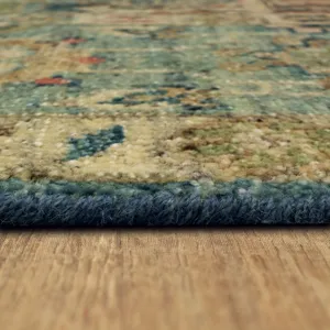 Sundar Nisha Navy Rug - 6' x 9' Pile