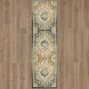 Touchstone Nore Jadeite Rug - 2'4" x 7'10" Floor