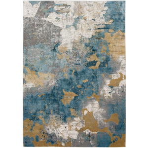 Tryst Nuvole Grey Blue Rug