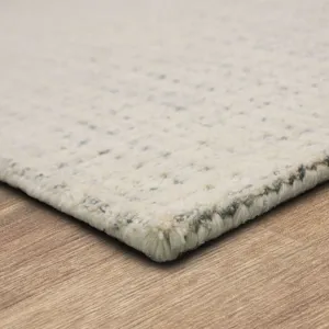 Forsyth Park Oglethorpe Ivory Aqua Rug - 9' x 12' Angle