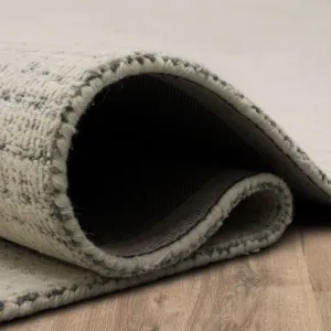 Forsyth Park Oglethorpe Ivory Aqua Rug - 9' x 12' Roll