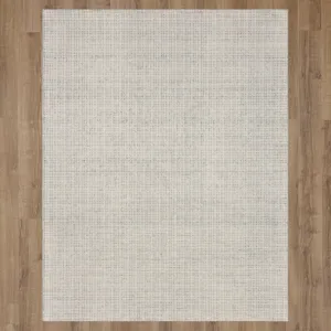 Forsyth Park Oglethorpe Ivory Aqua Rug - 9' x 12' Floor