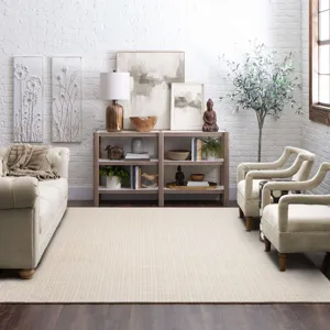 Forsyth Park Oglethorpe Ivory Sand Rug - 8' x 10' Lifestyle