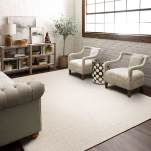 Forsyth Park Oglethorpe Ivory Sand Rug - 8' x 10' Lifestyle