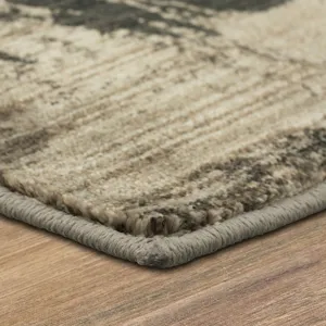 Elements Orphic Onyx Rug - 5'3" x 7'10" Angle