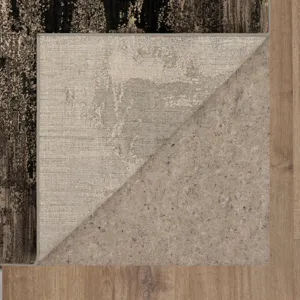 Elements Orphic Onyx Rug - 5'3" x 7'10" Backing