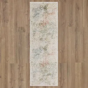 Memento Pathways Ivory Rug - 2'6" x 7'6" Floor