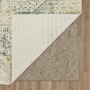 Memento Pathways Ivory Rug - 2'6" x 7'6" Backing