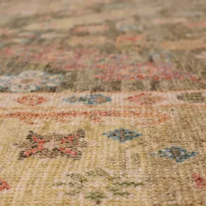 Sundar Prasann Charcoal Rug - 8' x 10' Closeup