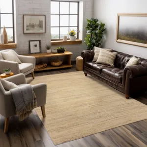 Raja Dark Beige Rug - 8' x 10' Lifestyle