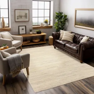 Raja Ivory Rug - 8' x 10' Lifestyle