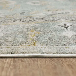 Windermere Ravenglass Blue Rug - 2'6" x 10' Pile