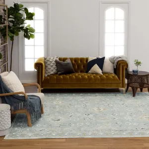 Windermere Ravenglass Blue Rug - 7'10" x 10'3" Lifestyle