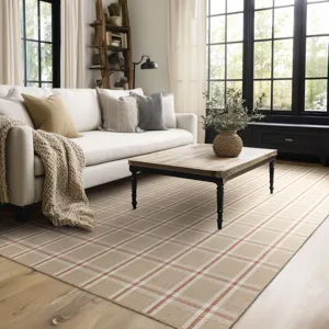 Scofield Red Rug - 8' x 10' Lifestyle