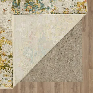 Memento Sentimental Beige Rug - 2'5" x 7'5" Backing