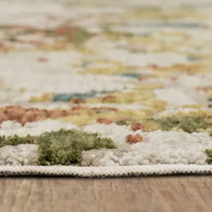 Memento Sentimental Beige Rug - 2'5" x 7'5" Pile