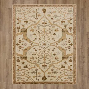 Ethereal Seraphic Camel Rug
