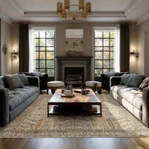 Bazaar Serif Multi Rug