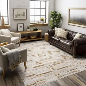Persepolis Sherabad Flagstone Rug - 8' x 10' Lifestyle